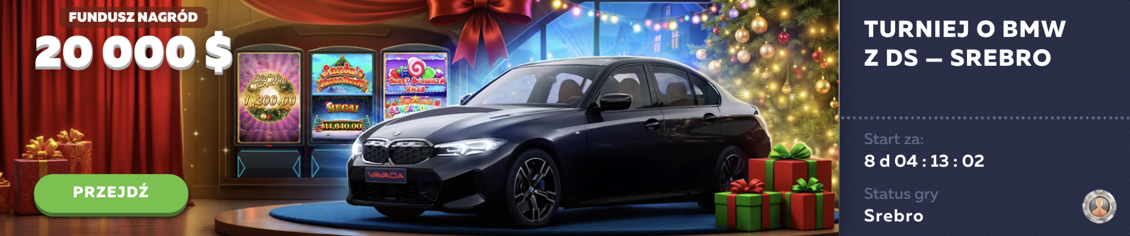 Turniej VAVADA BMW 3 Series – 100 Free Spinów (Silver)